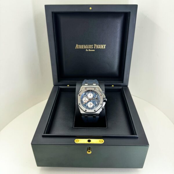 Audemars Piguet Royal Oak Offshore Chronograph Watch-Blue Dial 42mm-26470ST.OO.A027CA.01 - Image 4