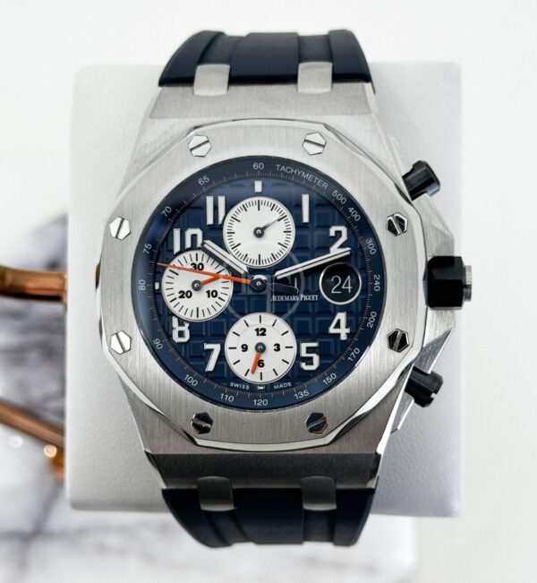 Audemars Piguet Royal Oak Offshore Chronograph Watch-Blue Dial 42mm-26470ST.OO.A027CA.01 - Image 2