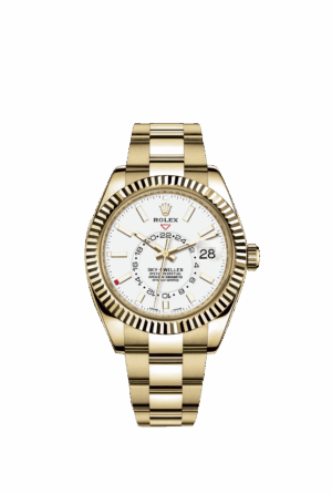 Rolex Sky-Dweller 42mm, 18k Yellow Gold, Ref# 326938-0005