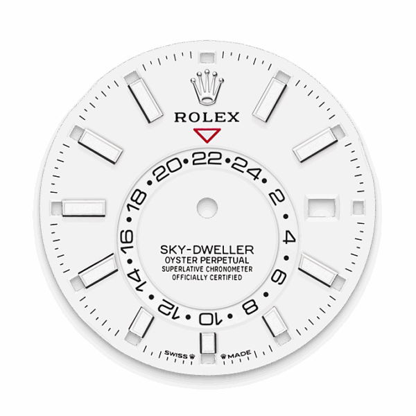 Rolex Sky-Dweller, 42mm, Oystersteel and 18k White Gold, White, Oyster, Ref# 336934-0003 - Image 2
