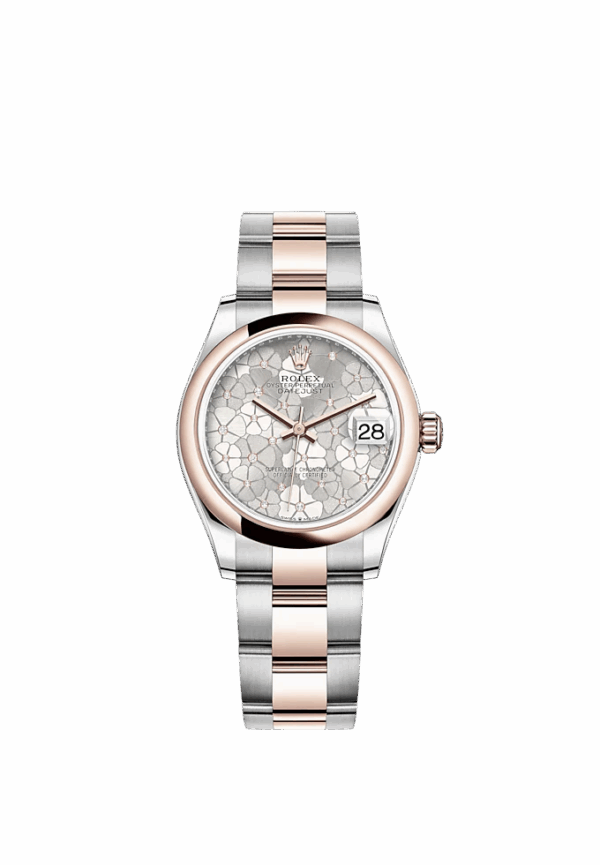 Rolex Datejust 31mm, Oystersteel and 18k Everose Gold and Diamonds, Ref# 278241-0031 - Image 2