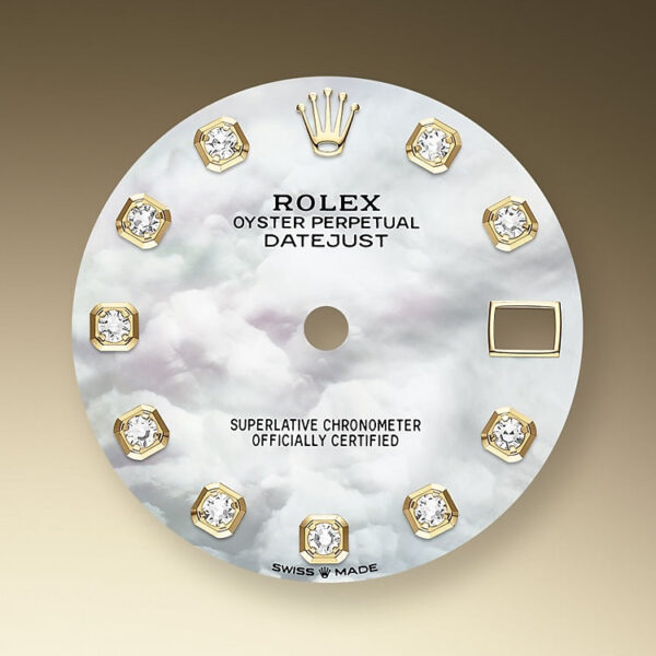 Rolex Datejust 31, Oystersteel, 18kt Yellow Gold and diamonds, Ref# 278383RBR-0027 - Image 2