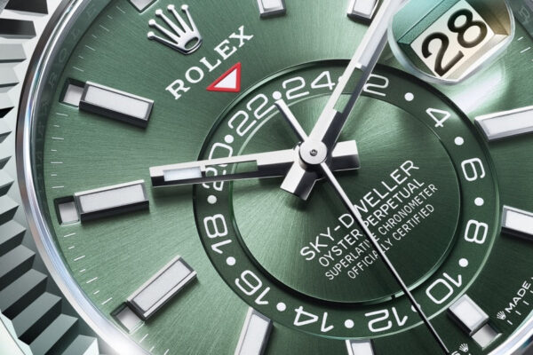 Rolex Sky-Dweller, 42mm, Oystersteel and 18k White Gold, Green, Oyster, Ref# 336934-0001 - Image 3