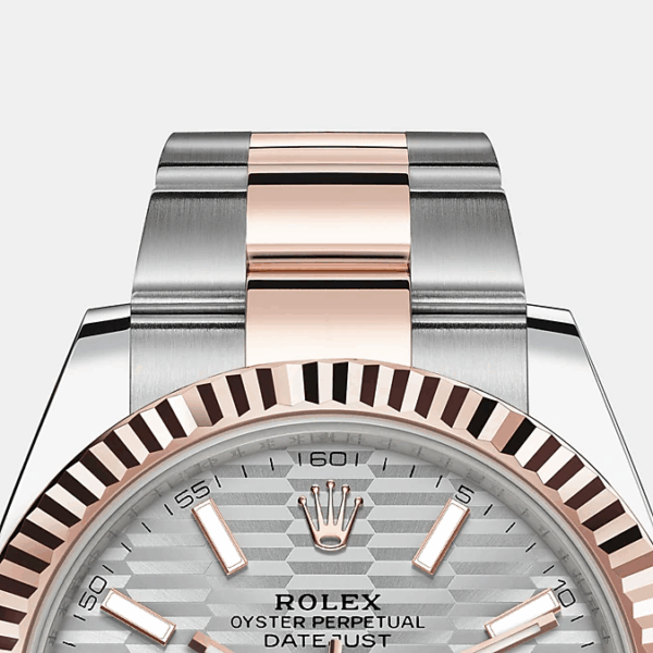 Rolex Datejust 41mm, Oystersteel and 18k Everose Gold, Ref# 126331-0017 - Image 4