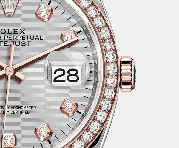 Rolex Datejust 36mm, Oystersteel and 18k Everose Gold, Ref# 126281rbr-0028 - Image 4