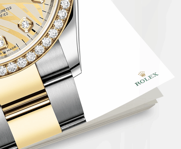 Rolex Datejust 36mm, Oystersteel and 18k Yellow Gold, Ref# 126283rbr-0030 - Image 5