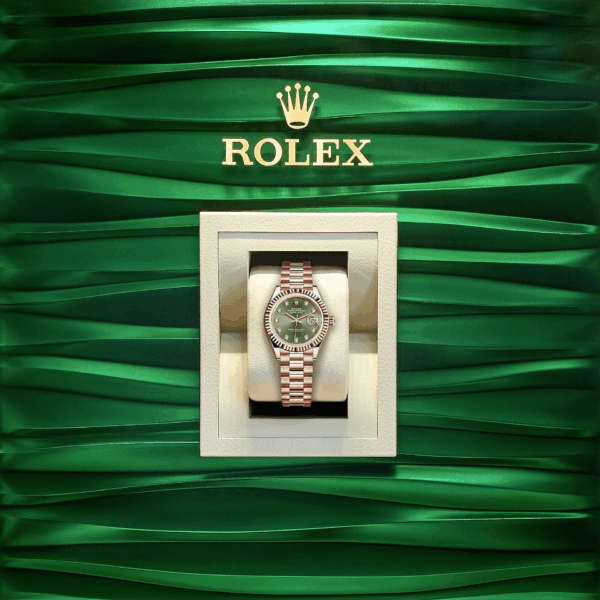 Rolex Lady-Datejust 28, 18k Everose Gold, Ref# 279175-0010 - Image 4