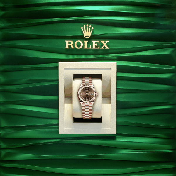 Rolex Lady-Datejust 28, 18k Everose Gold, Ref# 279175-0014 - Image 5