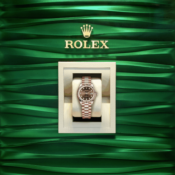 Rolex Lady-Datejust 28, 18k Everose Gold, Ref# 279175-0016 - Image 5