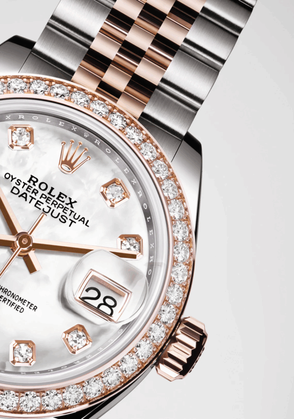 Rolex Lady-Datejust 28 Oystersteel and 18k Everose Gold Ref# 279381RBR-0013 - Image 5