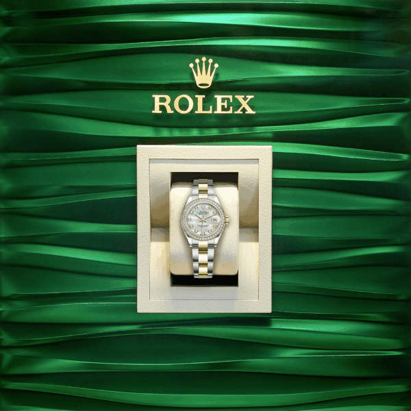 Rolex Lady-Datejust 28 Oystersteel and 18k Yellow Gold, Ref# 279383RBR-0020 - Image 5