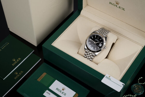 Rolex DATEJUST 41 Oyster, 41 mm, Oystersteel and white gold, M126334-0018 - Image 7