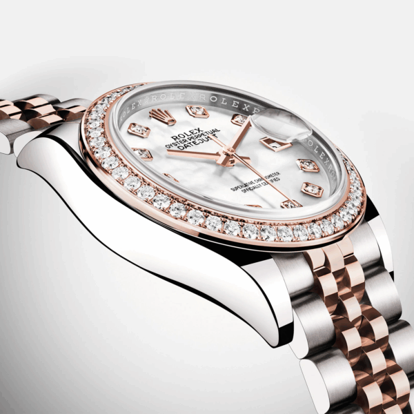 Rolex Lady-Datejust 28 Oystersteel and 18k Everose Gold Ref# 279381RBR-0013 - Image 9