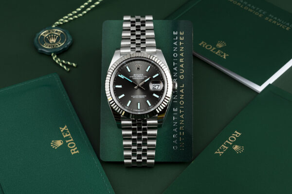 Rolex DATEJUST 41 Oyster, 41 mm, Oystersteel and white gold, M126334-0018 - Image 9